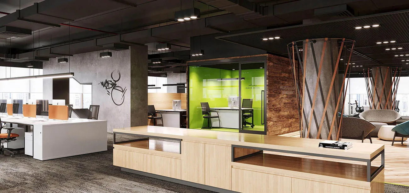 D3 offices Interior Design Project | Shades Interiors